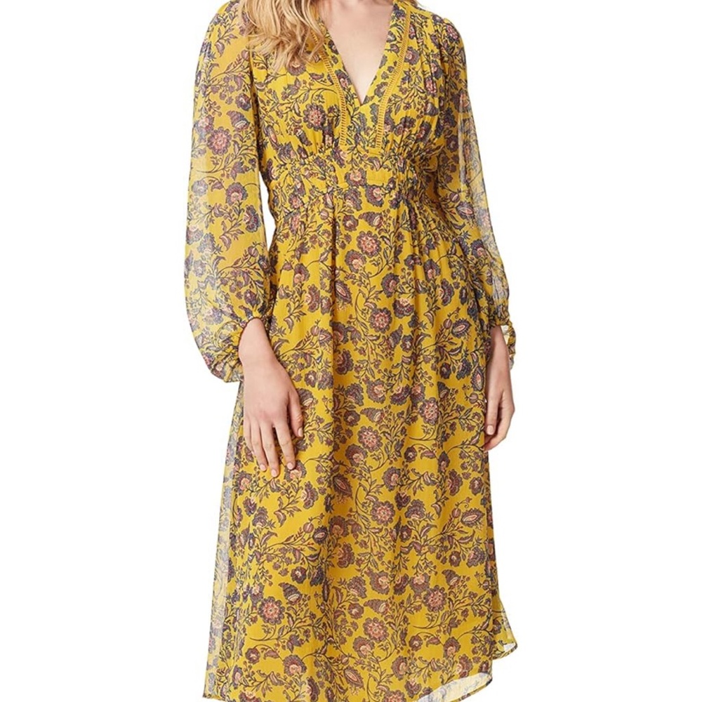 Jessica Simpson Women's Annalise V-Neck Midi Dress